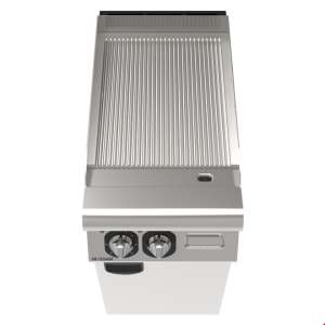 شواية كهربائية İnoksan INO-7IE11 Perfect 700 Series ، مموجة ، مع خزانة