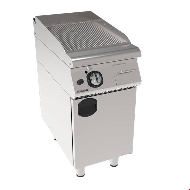 İNOKSAN INO-7IG 11 Oluklu Yüzeyli Gazlı Izgara: 40 cm, Dolaplı (6 kW)