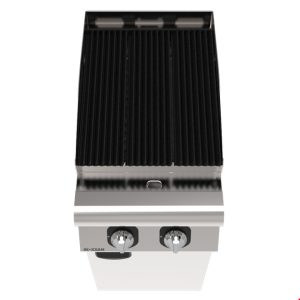 İNOKSAN INO-7LG 10 Kompakt (40 cm) Lav Taşlı Gazlı Izgara – 5 kW Perfect 700 Seri Dolaplı Grill (1/2 Modül)