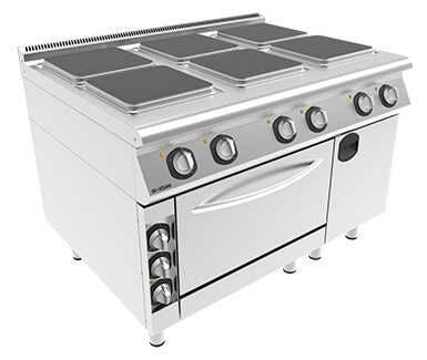 İnoksan 9KE33 Perfect 900 Seri , 6 Kare Pleytli 1 Mod Fırın   1/2 Mod Dolap