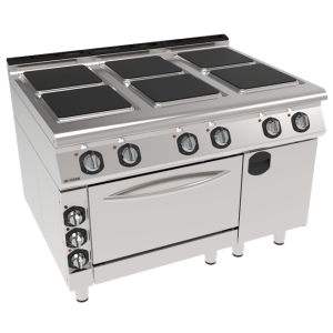 İnoksan 9KE33 Perfect 900 Series ، 6 أطباق مربعة 1 فرن وضع 1/2 خزانة وضع