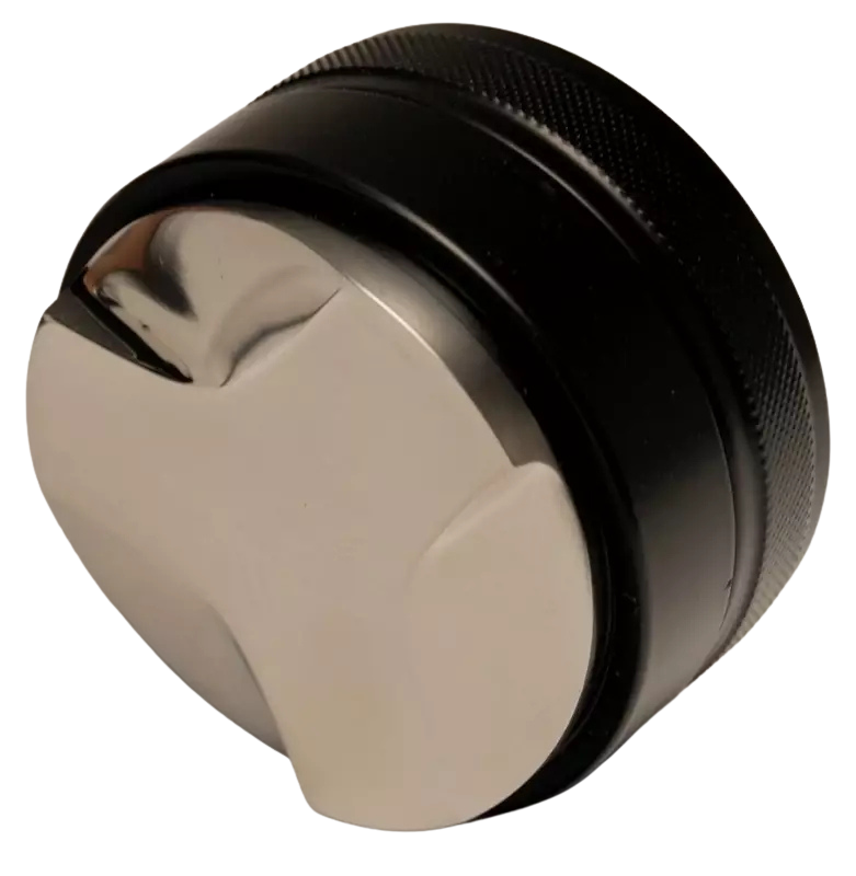 VNX TLA3L-58-B Makaron Tamper Distribütör 58mm Siyah | Üç Yivli Tabanlı Kahve Dağıtıcı Leveler