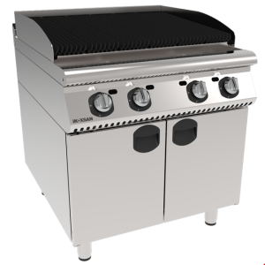 İNOKSAN INO-7LG 20 Geniş (80 cm) Sulu Lav Taşlı Izgara – 16,5 kW, 4 Bölgeli Kontrol, Perfect 700 Seri