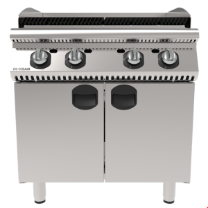 İNOKSAN INO-7LG 20 Geniş (80 cm) Sulu Lav Taşlı Izgara – 16,5 kW, 4 Bölgeli Kontrol, Perfect 700 Seri