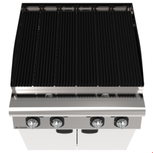 İNOKSAN INO-7LG 20 Geniş (80 cm) Sulu Lav Taşlı Izgara – 16,5 kW, 4 Bölgeli Kontrol, Perfect 700 Seri