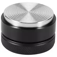 VNX TLASB-58-B Makaron Tamper Leveler 58mm Siyah | Spiral Tabanlı Kahve Dağıtıcı Seviyeleme Aracı