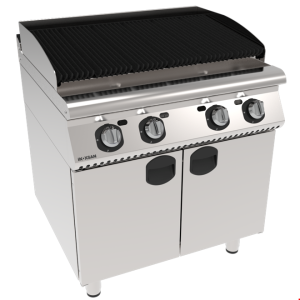 İNOKSAN INO-7ZG 20 Geniş Sulu Gazlı Izgara (80 cm) – 16,5 kW, 4 Bölgeli Kontrol, Perfect 700 Seri (1 Modül)