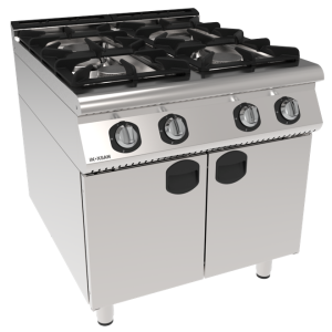 İnoksan 9KG20 Perfect 900 Series بوتاجاز غاز ، خزانة ، 4 شعلات