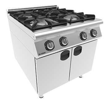 İnoksan 9KG20 Perfect 900 Seri Gazlı Ocak, Dolaplı, 4 Yanışlı