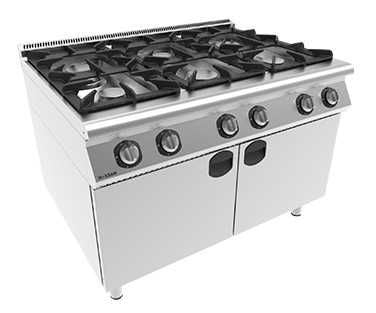 İnoksan Gazlı Ocak, Dolaplı, 6 Yanışlı - INO-9KG30