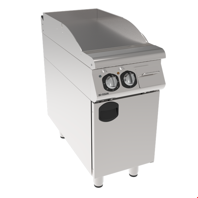 İnoksan INO-9IE10 Perfect 900 Serisi Elektrikli Düz Izgara (6 kW, Dolaplı) - 40 cm Genişlik