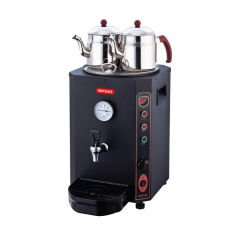 Işıkgaz Silver Elite Tea Maker Black 23 LT