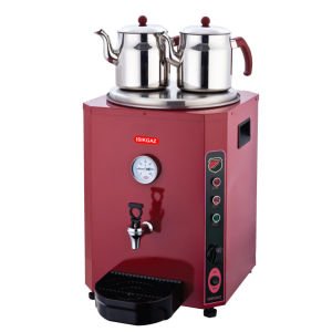 Işıkgaz Silver Elite Tea Maker Black 23 LT