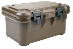 غطاء كامبرو UPCS180 S من سلسلة Thermobox من مادة البولي بروبيلين GN 1/1 15 سم - بني