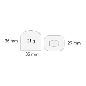 Simag SDH 24 AS Hazneli Parmak Buz Makinesi 25 kg/gün Kapasiteli