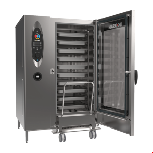 İNOKSAN INO-FBG 040 İnosmart Gazlı Kombi Fırın (25 kW) - 40 Tepsi GN 1/1, Dokunmatik Kontrol, Premix Sistem