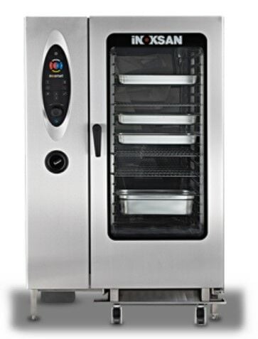 İnoksan INO-FBG040 Kombi Fırın, Gazlı - 40 GN 1/1 - 20 GN 2/1 Tepsi Kapasiteli