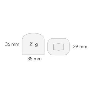 Simag SDH 50 AS Hazneli Parmak Buz Makinesi 50 kg/gün Kapasiteli