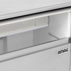 Simag SDH 84 AS Hazneli Parmak Buz Makinesi 92 kg/gün Kapasiteli