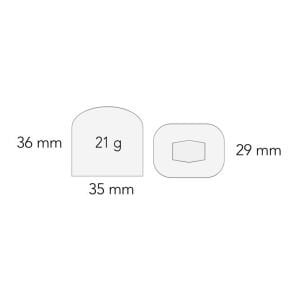 Simag SDH 100 AS Hazneli Parmak Buz Makinesi 100 kg/gün Kapasiteli