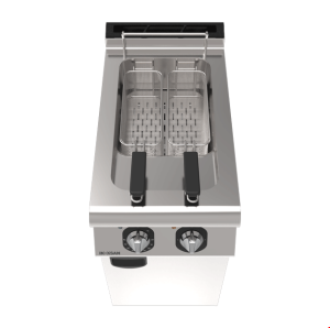 İnoksan INO-7FE10 1/2 Modül Elektrikli Fritöz – 12 kW Tek Hazneli, Çift Sepetli, Perfect 700 Serisi Dolaplı Fritöz