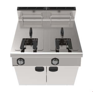 İnoksan INO-7FG20 Tam Modül Gazlı Fritöz – 28 kW, Çift Gastronom Havuzlu, 4 Sepetli, Perfect 700 Serisi Dolaplı Fritöz