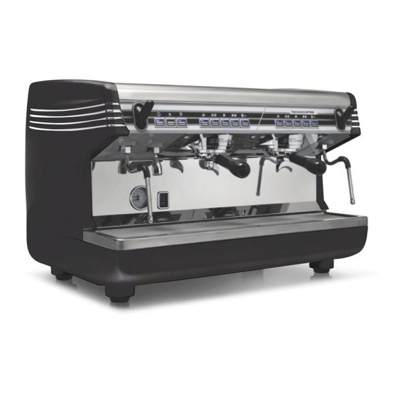Tecnocoffee Appia II Tam Otomatik Espresso Kahve Makinesi, 2 Gruplu, Siyah, By Nuova Simonelli