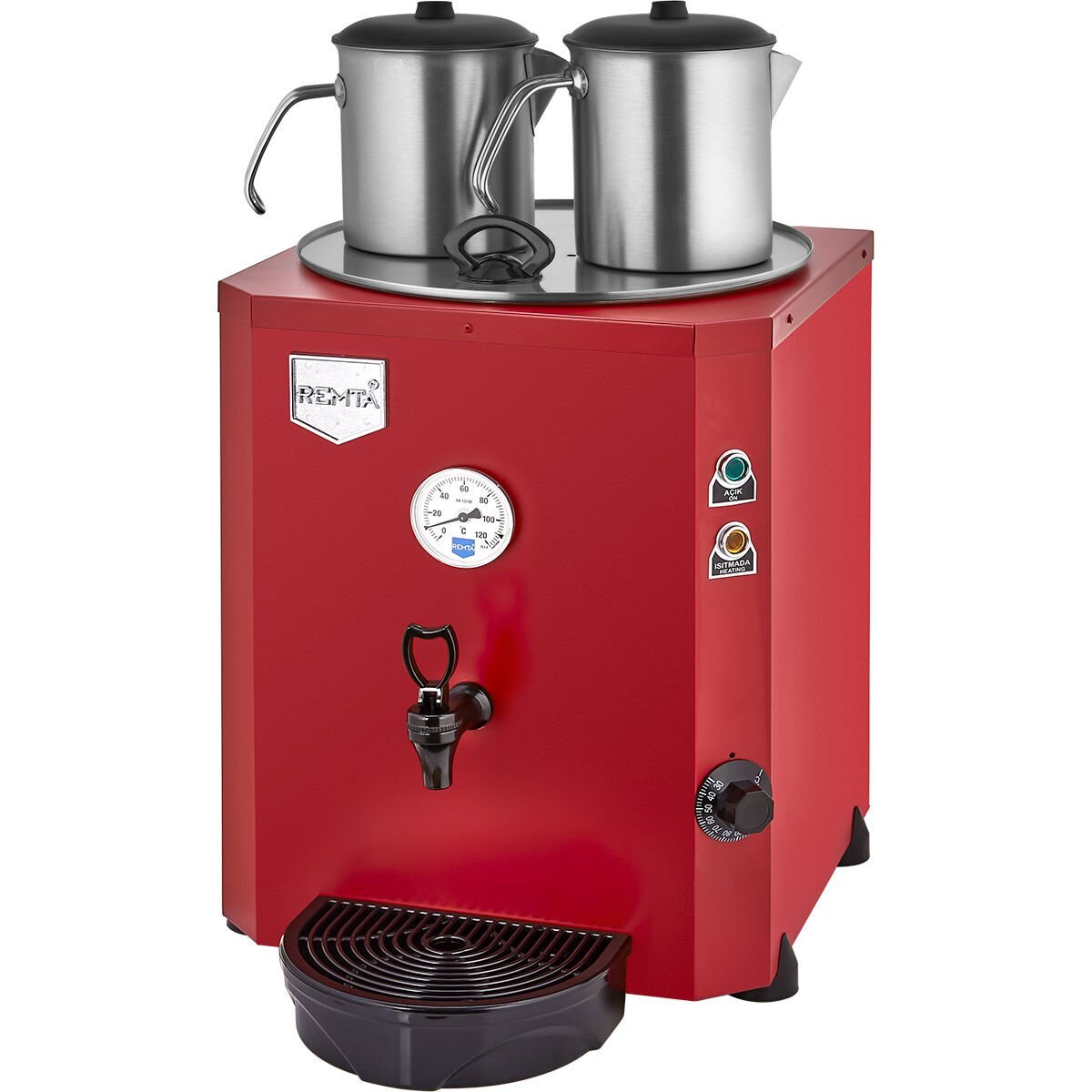 Remta DE11S 2 Demlikli Jumbo Çay Makinesi Şamandıralı 23 lt