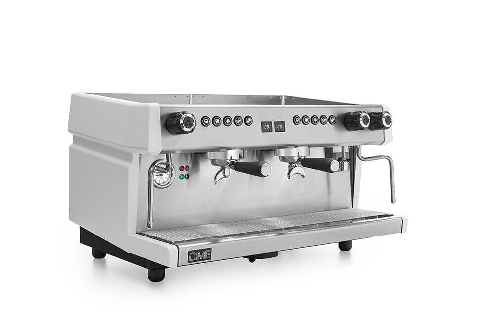 Cime LUNA SB-20 Espresso Kahve Makinesi (2 Gruplu) Tall Cup - Beyaz : Yüksek Hacimli Profesyonel Güç