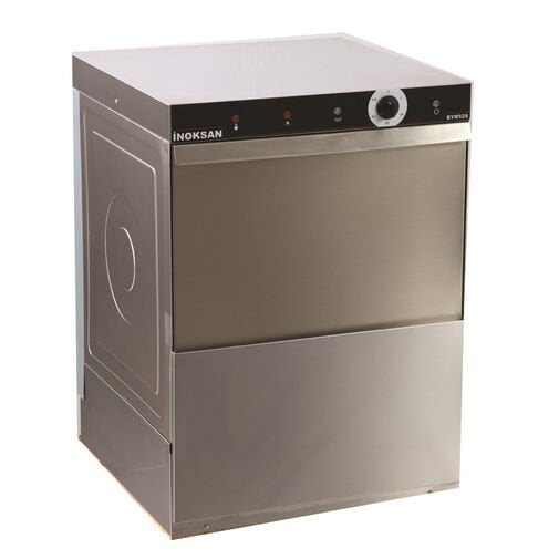 İNOKSAN INO-BYM052ST Tahliye Pompalı Bulaşık Makinesi - 50x50 Sepet, Termo-Stop Sterilizasyon, 500 Tabak/Saat