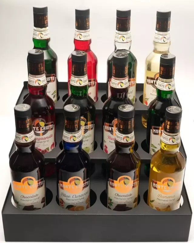 VNX ORG-29-B Maksimum Kapasiteli 12 Bölmeli Dört Sıra Sos ve Şurupluk Standı