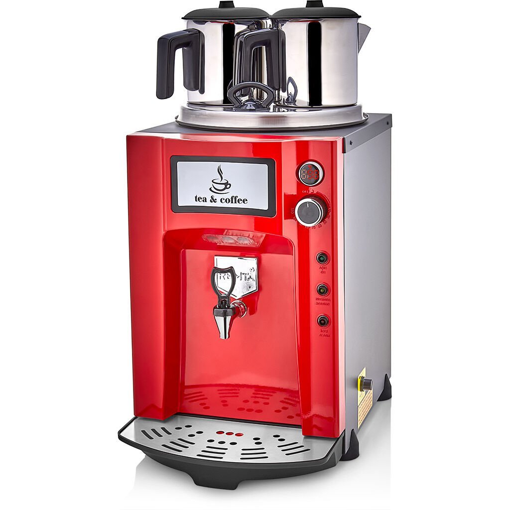 Remta DE12P 15 لتر بريميوم صانعة شاي جامبو مع 2 إبريق شاي