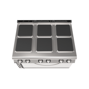 İNOKSAN INO-9KE33F Fırınlı Elektrikli Endüstriyel Kuzine | 6 Pleytli  Ocak, 32 kW, Turbo Fırınlı Kombi Ünite