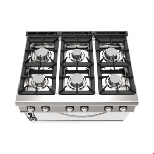 İnoksan INO-9KG33F Perfect 900 Serisi Gazlı Fırınlı Kuzine (1.5 Modül, 53,5 kW) - 120 cm