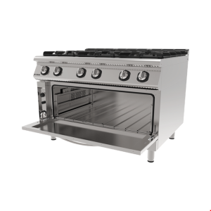 İnoksan INO-9KG33F Perfect 900 Serisi Gazlı Fırınlı Kuzine (1.5 Modül, 53,5 kW) - 120 cm