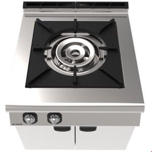 İNOKSAN INO-9OG20 Profesyonel Sanayi Tipi Show Ocağı - 80 cm Dolaplı Tekli Ocak (20 kW)