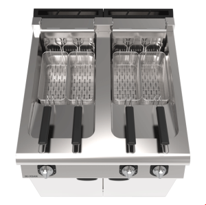 İNOKSAN INO-9FE20-S Profesyonel Elektrikli Fritöz - 80 cm Dolaplı Çift Havuzlu (36 kW, 52 Litre)