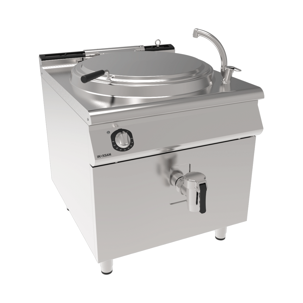 İNOKSAN INO-9SE10 100 Lt Endüstriyel İndirekt Isıtmalı Elektrikli Kaynatma Tenceresi, Perfect 900 Serisi