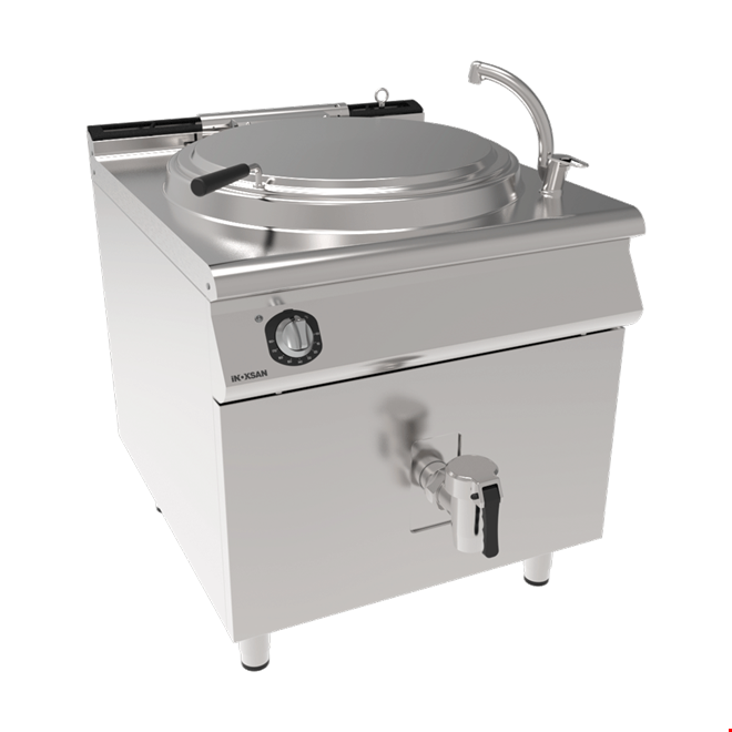 İNOKSAN INO-9SE15 150 Lt Endüstriyel İndirekt Isıtmalı Elektrikli Kaynatma Tenceresi, 16 kW Güç