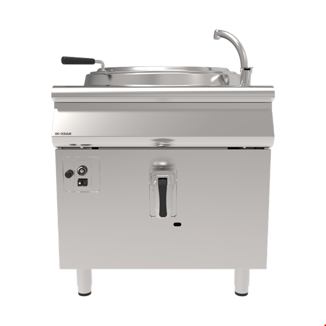 İNOKSAN INO-9SG15 150 Lt Endüstriyel İndirekt Isıtmalı Gazlı Kaynatma Tenceresi, 24 kW Güç