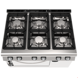 İnoksan INO-9KG33 Perfect 900 Serisi Gazlı Kuzine, Fırın ve Dolaplı Kombinasyon (53,5 kW) - 120 cm