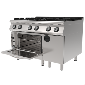 İnoksan INO-9KG33 Perfect 900 Serisi Gazlı Kuzine, Fırın ve Dolaplı Kombinasyon (53,5 kW) - 120 cm