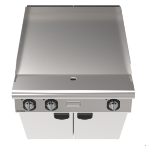 İnoksan INO-9IE20 Perfect 900 Serisi Elektrikli Düz Izgara (12 kW, Çift Kontrol, Dolaplı) - 80 cm