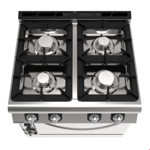 İNOKSAN INO-7KG 23 Fırınlı Gazlı Kuzine: 4 Gözlü Ocak ve Fırın Kombinasyonu (27.5 kW)