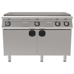 İNOKSAN INO-7IE 31 Oluklu Yüzeyli Elektrikli Izgara: 120 cm, Üç Bölgeli, Dolaplı (13 kW)