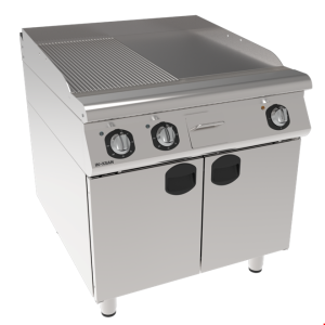 İnoksan شواية كهربائية مع خزانة -1/2 مسطح 1/2 مموج - INO-9IE22