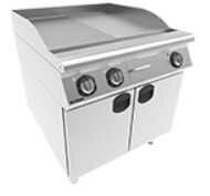 İnoksan Elektrikli Izgara, Dolaplı -1/2 Düz   1/2 Oluklu -  INO-9IE22