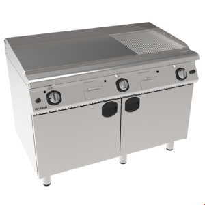 İNOKSAN INO-7IG 32 Kombine Gazlı Izgara (120 cm) – 1/3 Oluklu + 2/3 Düz Yüzey, 15 kW Perfect 700 Seri