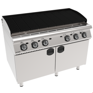 İNOKSAN INO-7LG 30 Ultra Geniş (120 cm) Sulu Lav Taşlı Izgara – 24,75 kW, 6 Bölgeli Kontrol, Perfect 700 Seri