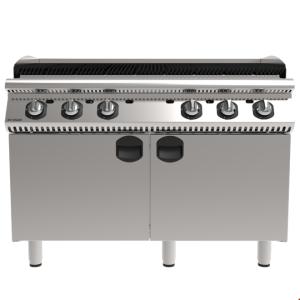 İNOKSAN INO-7LG 30 Ultra Geniş (120 cm) Sulu Lav Taşlı Izgara – 24,75 kW, 6 Bölgeli Kontrol, Perfect 700 Seri